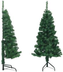 vidaXL Brad de Craciun artificial de colt, verde, 120 cm, PVC GartenMobel Dekor (329162)