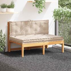 vidaXL Perne pentru podea din paleti, 2 buc. , bej, bumbac GartenMobel Dekor (3053637)