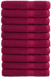 vidaXL Prosoape premium SOLUND 10buc rosu bordo 100x200cm 600gsm GartenMobel Dekor (137223) Prosop