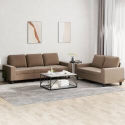 vidaXL Set de canapele, 2 piese, maro, textil GartenMobel Dekor (3201901) Canapea