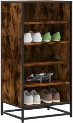 vidaXL Suport pantofi Stejar afumat 48x38x97, 5 cm Lemn prelucrat GartenMobel Dekor (849206) Pantofar