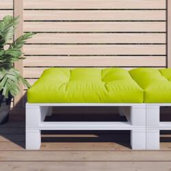 vidaXL Perna de paleti, verde aprins, 80x80x12 cm, material textil GartenMobel Dekor (360502)