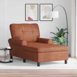 vidaXL sezlong de relaxare cu perna Maro 91 x 157 x 91 cm PU antic GartenMobel Dekor (42022918)