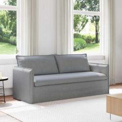 vidaXL Canapea Gri deschis 195 x 82 x 85 cm Metal GartenMobel Dekor (42024525) Canapea