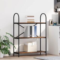 vidaXL Raft pentru carti Lemn vechi 80 x 30 x 109 cm Lemn compozit GartenMobel Dekor (879903) Biblioteca