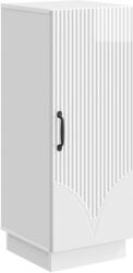 vidaXL Bufet Alb foarte lucios 33 x 34, 5 x 87 cm Lemn prelucrat GartenMobel Dekor (895289) Comoda