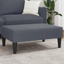 vidaXL Taburet, gri închis, 77x55x31 cm, catifea GartenMobel Dekor (379558)