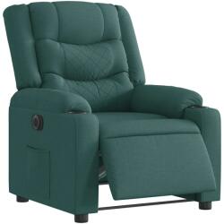 vidaXL Fotoliu rabatabil electric, verde închis, material textil GartenMobel Dekor (3310250)