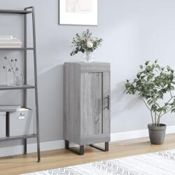 vidaXL Servanta, gri sonoma, 34, 5x34x90 cm, lemn compozit GartenMobel Dekor (830474) Comoda