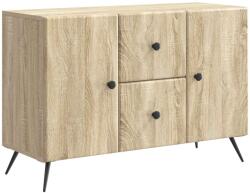 vidaXL Bufet cu sertar Stejar Sonoma 89 x 34, 5 x 60 cm Lemn prelucrat GartenMobel Dekor (895577) Comoda