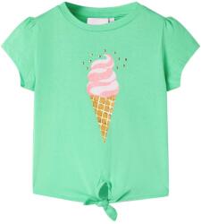 vidaXL Tricou pentru copii, verde deschis, 128 GartenMobel Dekor (11257)