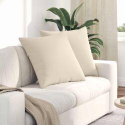vidaXL Perne pentru canapea 2 pcs Bej 80 x 80 cm tesatura GartenMobel Dekor (42014074)