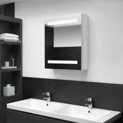 vidaXL Dulap de baie cu oglinda si LED alb stralucitor 50x14x60 cm GartenMobel Dekor (326486)