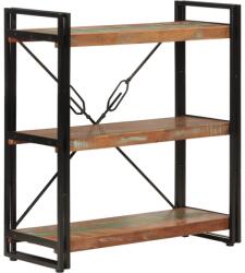 vidaXL Biblioteca cu 3 niveluri, 77x30x80 cm, lemn masiv reciclat/fier GartenMobel Dekor (351109) Biblioteca