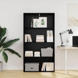 vidaXL Dulap pentru carti Stejar Negru 80 x 30 x 151, 5 cm GartenMobel Dekor (8003718) Biblioteca