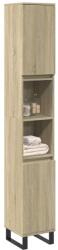 vidaXL Dulap de baie, stejar sonoma, 30x30x190 cm, lemn prelucrat GartenMobel Dekor (849669)