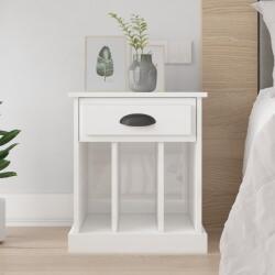 vidaXL Noptiere, alb extralucios, 43x36x50 cm GartenMobel Dekor (816348)