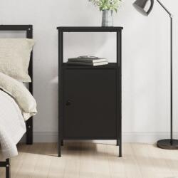 vidaXL Noptiera, negru, 41x31x80 cm, lemn compozit GartenMobel Dekor (825923)