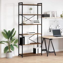vidaXL Biblioteca Lemn vechi 80 x 30 x 188 cm Lemn compozit GartenMobel Dekor (868411) Biblioteca
