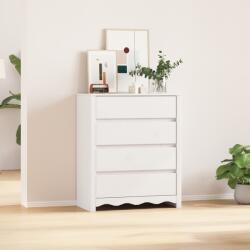 vidaXL Comoda "DRAMMEN" Alb 76, 5x40x91 cm Lemn masiv Pin GartenMobel Dekor (42003053) Comoda
