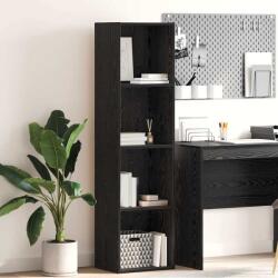 vidaXL Biblioteca Stejar negru 40 x 30 x 152 cm Lemn compozit GartenMobel Dekor (875017) Biblioteca