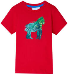 vidaXL Tricou pentru copii, rosu, 140 GartenMobel Dekor (12258)