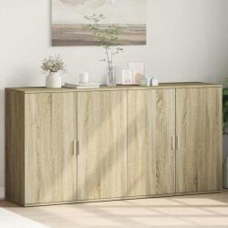 vidaXL Dulapuri, 2 buc. , stejar sonoma, 79x38x80 cm, lemn prelucrat GartenMobel Dekor (3276604) Comoda