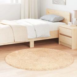 vidaXL Covor shaggy cu pom înalt, NAVARRA, bej, 120x120 cm, poliester GartenMobel Dekor (4102901) Covor