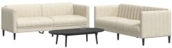 vidaXL Set de canapele, 2 piese, crem, material textil GartenMobel Dekor (3209245) Canapea