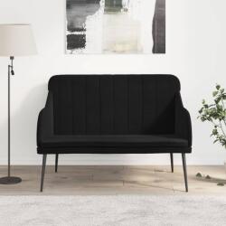 vidaXL Banca, negru, 110x76x80 cm, catifea GartenMobel Dekor (351469)