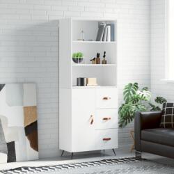 vidaXL Dulap înalt, alb, 69, 5x34x180 cm, lemn compozit GartenMobel Dekor (3189413) Comoda