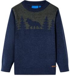 vidaXL Pulover tricotat pentru copii, bleumarin, 92 GartenMobel Dekor (14499)