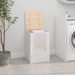 vidaXL Cutie de rufe, alb, 44x44x66 cm, lemn masiv de pin GartenMobel Dekor (823565)