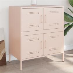 vidaXL Dulap, roz, 68x39x79 cm, otel GartenMobel Dekor (842953) Comoda