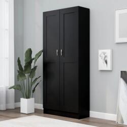 vidaXL Biblioteca, negru, 82, 5 x 30, 5 x 185, 5 cm, PAL GartenMobel Dekor (802733) Biblioteca