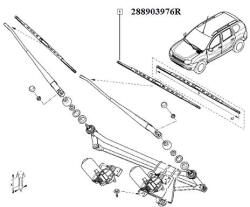 Renault Lamela stergator ORIGINAL RENAULT 288903976R (288903976R)