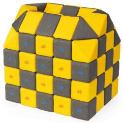JollyHeap® Cuburi Magnetice pentru construit, JollyHeap FUN, 300 cuburi - 4 forme, Diverse Culori (300CUBJH-1622/FUN) Jucarii de constructii magnetice