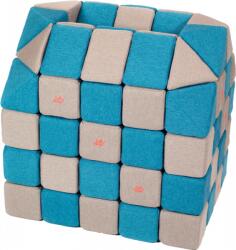 JollyHeap® Cuburi Magnetice pentru construit, JollyHeap FUN, 300 cuburi - 4 forme, Diverse Culori (300CUBJH-1323/FUN) Jucarii de constructii magnetice