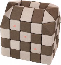 JollyHeap® Cuburi Magnetice pentru construit, JollyHeap FUN, 300 cuburi - 4 forme, Diverse Culori (300CUBJH-1324/FUN) Jucarii de constructii magnetice