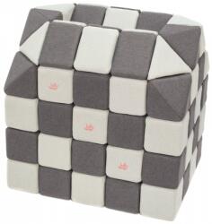 JollyHeap® Cuburi Magnetice pentru construit, JollyHeap FUN, 300 cuburi - 4 forme, Diverse Culori (300CUBJH-1522/FUN) Jucarii de constructii magnetice