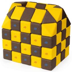 JollyHeap® Cuburi Magnetice pentru construit, JollyHeap FUN, 300 cuburi - 4 forme, Diverse Culori (300CUBJH-1624/FUN) Jucarii de constructii magnetice