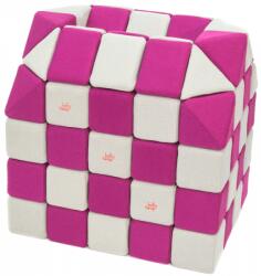 JollyHeap® Cuburi Magnetice pentru construit, JollyHeap FUN, 300 cuburi - 4 forme, Diverse Culori (300CUBJH-1521/FUN) Jucarii de constructii magnetice
