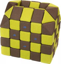 JollyHeap® Cuburi Magnetice pentru construit, JollyHeap FUN, 300 cuburi - 4 forme, Diverse Culori (300CUBJH-1124/FUN) Jucarii de constructii magnetice