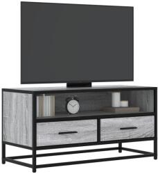 vidaXL Dulap TV, gri sonoma, 80x34, 5x40 cm, lemn prelucrat si metal GartenMobel Dekor (848812)