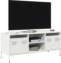 vidaXL Dulap TV, alb, 101, 5x39x43, 5 cm, otel laminat la rece GartenMobel Dekor (851303)