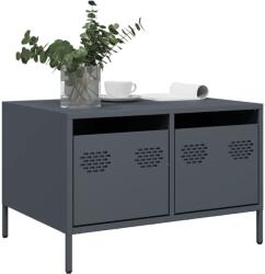 vidaXL Dulap TV, antracit, 68x50x43, 5 cm, otel laminat la rece GartenMobel Dekor (851240)
