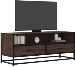 vidaXL Dulap TV, stejar maro, 100x34, 5x40 cm, lemn prelucrat si metal GartenMobel Dekor (848818)