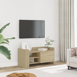 vidaXL Comoda TV, stejar sonoma, 80x35x40 cm, lemn prelucrat GartenMobel Dekor (848369)
