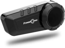 CerCip Casca Bluetooth pentru MOTO, FreedConn KY PRO, Intercom pentru 6 persoane 1200m, Autonomie baterie 11 ore, Anulare zgomot, Rezistenta apa IP65, Multipoint, Comanda vocala, Walkie-Talkie, Radio FM, Par