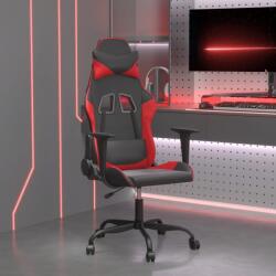 vidaXL Scaun de gaming de masaj, negru si rosu, piele ecologica GartenMobel Dekor (345400)